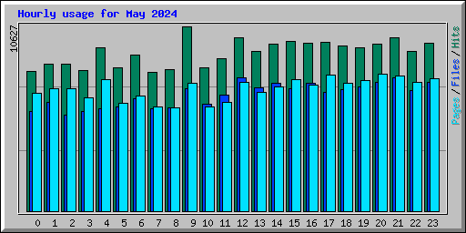 Hourly usage for May 2024